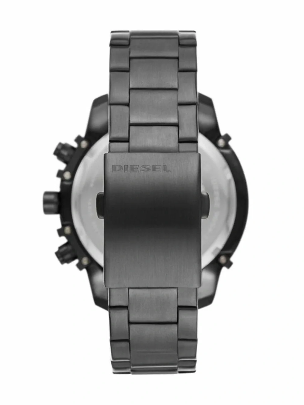 Diesel Griffed Chronograph Gunmetal-Tone Stainless Steel Watch